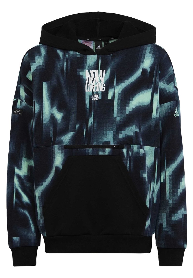 adidas Sportswear ARKD3 HOODIE UNISEX - Luvtröja - easy green/dark blue/black