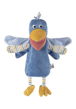 HAND VOGEL - Cuddly toy - saphirblau