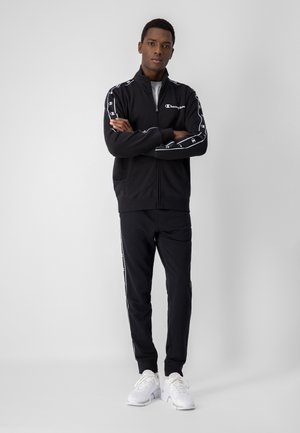 Champion, FULL ZIP AMERICAN TAPE - Felpa con zip - black
