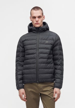 Fred Perry, HOODED INSULATED - Giacca da mezza stagione - black