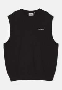 SCRIPT VEST - Džemper - black/white