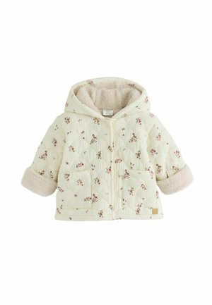 Next, REGULAR FIT - POPPER THROUGH BABY JACKET - Talvejope - ecru floral crinkle