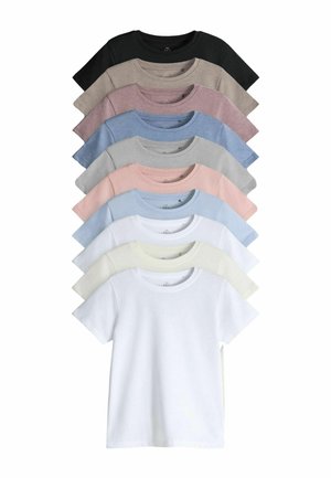 REGULAR FIT 10 PACK SHORT SLEEVE  - Paprasti marškinėliai - multi