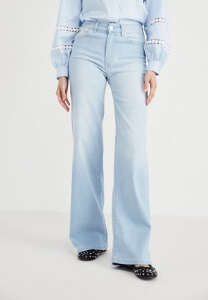 PALAZZO - Wide Leg - light-blue denim