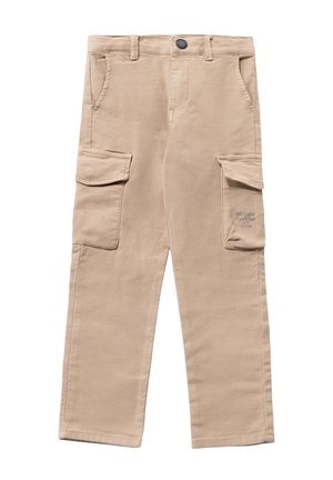 STRAIGHT LEG BATTLE - Pantaloni cargo - dark beige