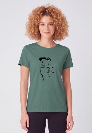 watapparel, SELF LOVE - T-shirt print - green bay