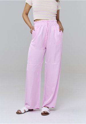 Estelou FLOWING  - Nohavice - pink