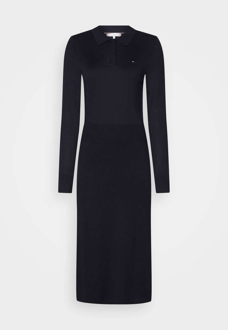 Tommy Hilfiger KNEE LS Jumper dress desert sky/dark blue Zalando