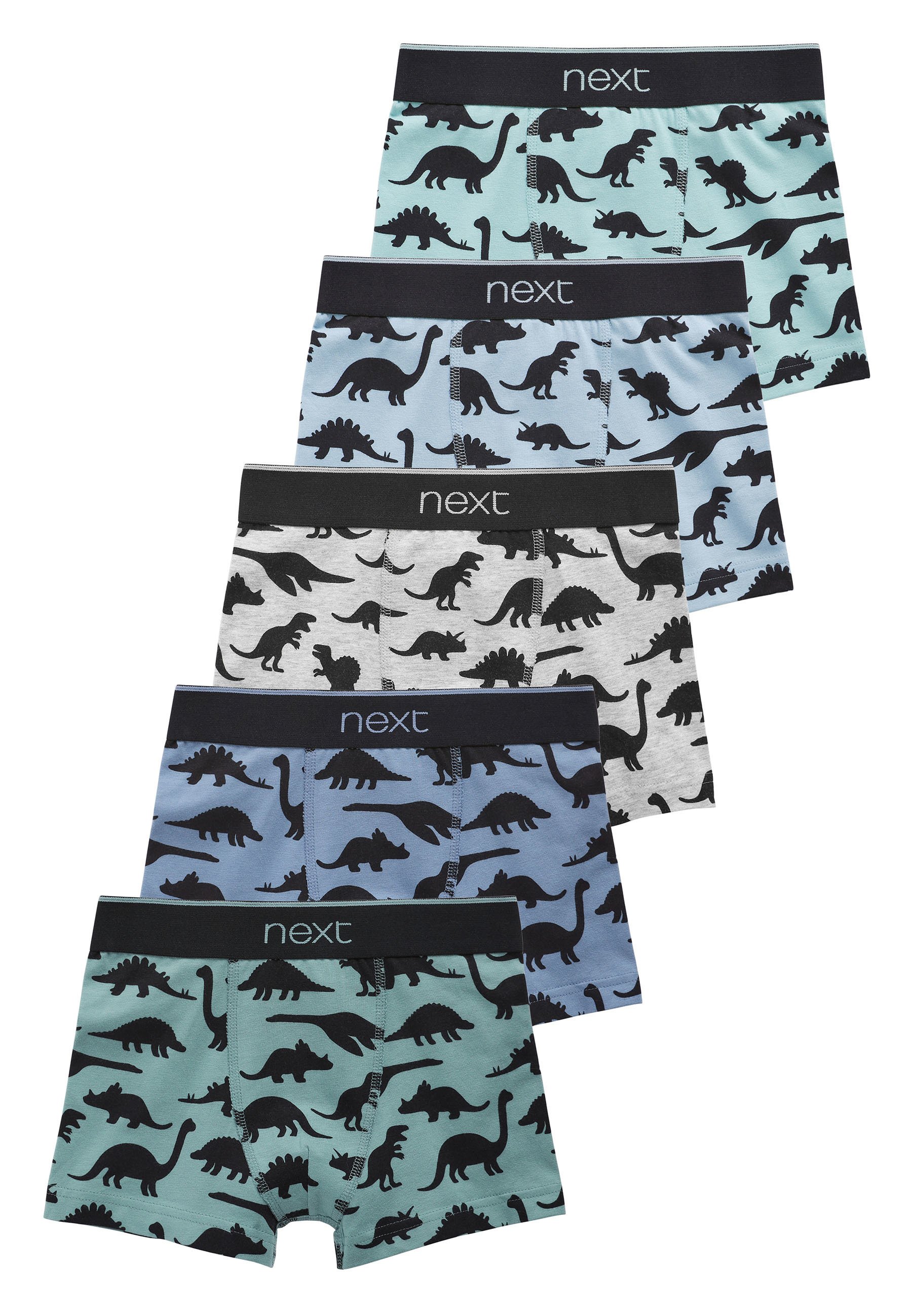 Next BLUE 5 PACK DINO PRINT TRUNKS (2-12YRS) - Onderbroeken - blue/Blauw -  Zalando.be