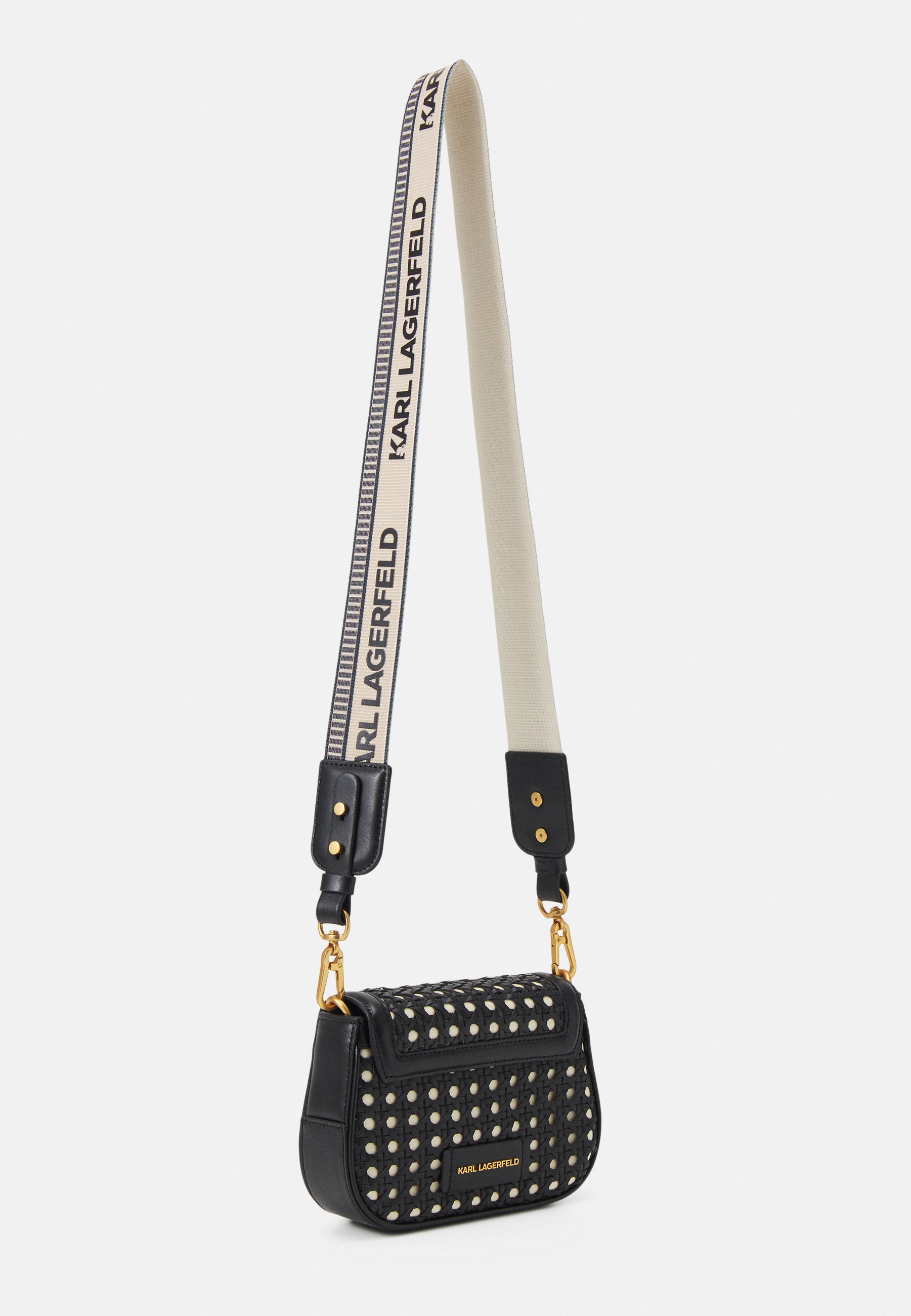 KARL LAGERFELD LETTERS CROSSBODY - Borsa a tracolla - black/nero -  Zalando.it