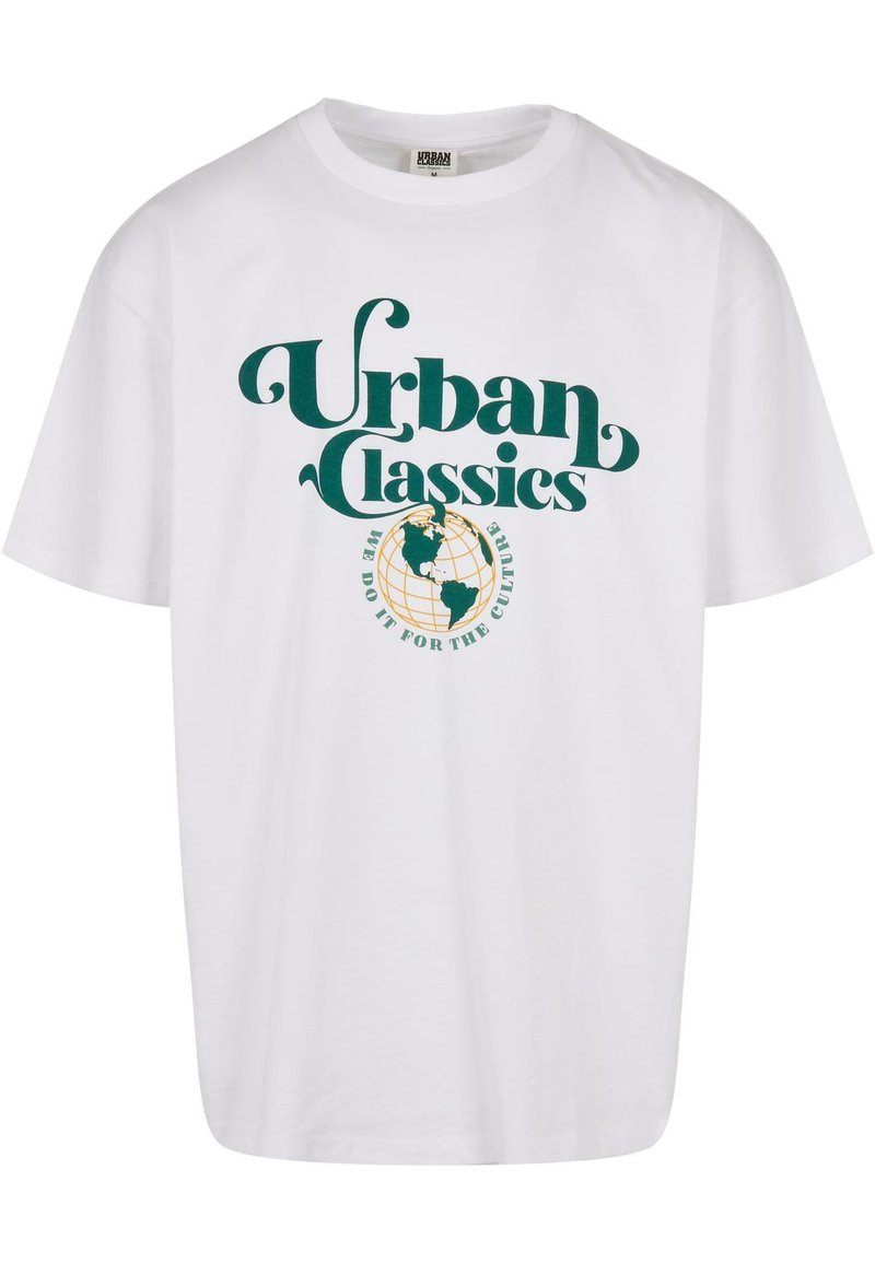 Urban Classics T-shirt print wit Urban Classics T-shirt print wit
