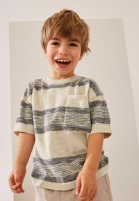 Next REGULAR FIT - T-shirts print - ecru natural