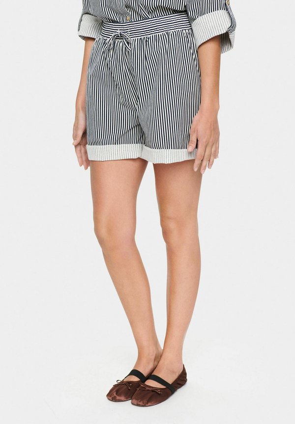 ZALINDASZ STRIPE - Shorts - ice nightsky stripe