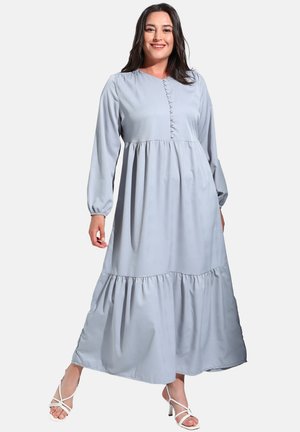 Modanisa PLAIN - Maxi-jurk - gray blue