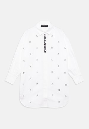 SHIRT DRESS - Skjortekjole - white