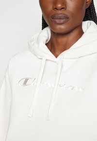 Champion ICONS HOODIE TONAL LOGO LARGE - Felpa - white/multicolor