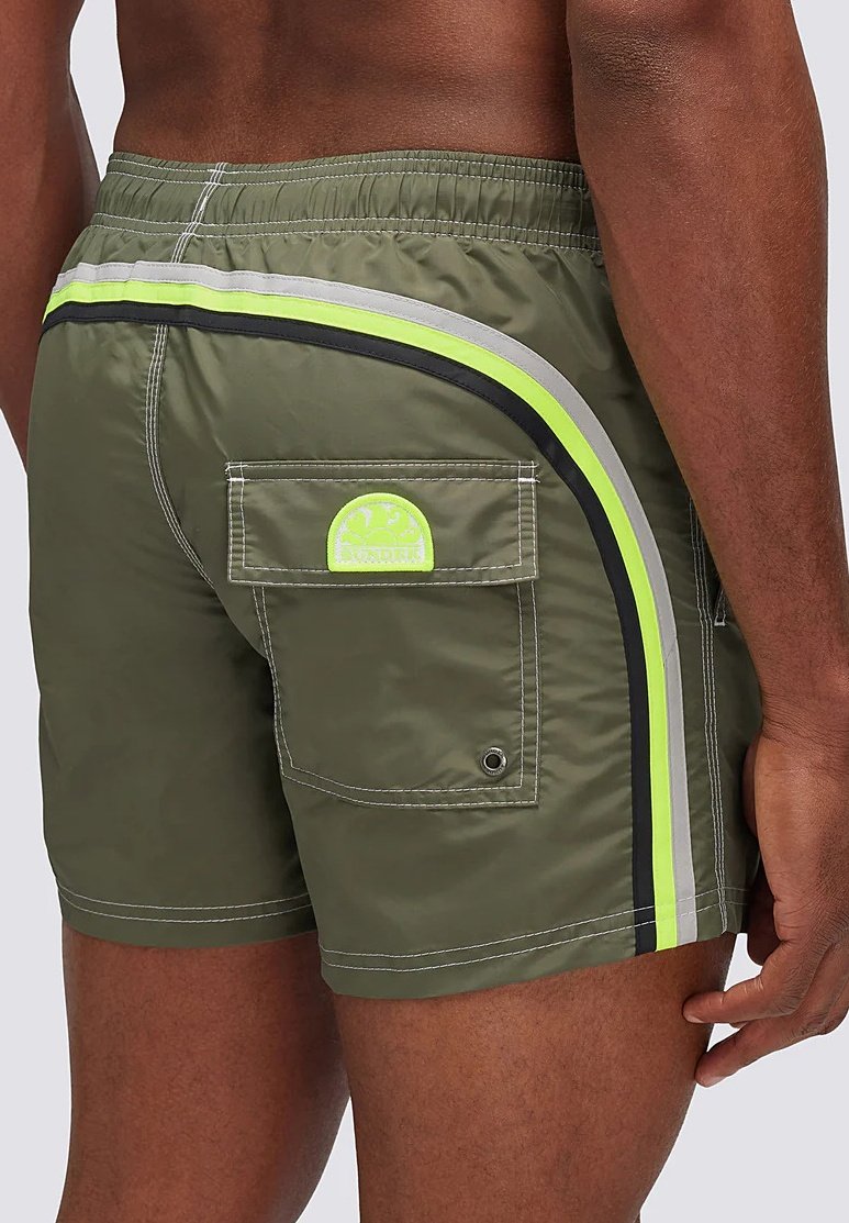 Sundek Short de bain verde militare/vert foncé