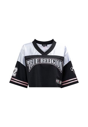 True Religion, Print T-shirt - black white