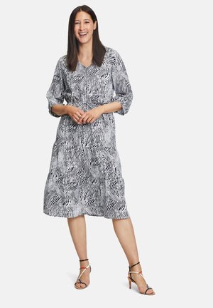 Day dress - dunkelblau weiß