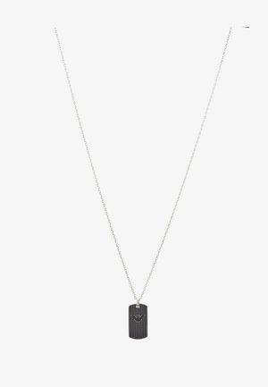 Emporio Armani LOGO PLAY NECKLACE - Collana - silver-coloured
