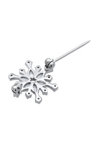 Elli WINTER SNOW FLAKE - Brosche - silberfarben