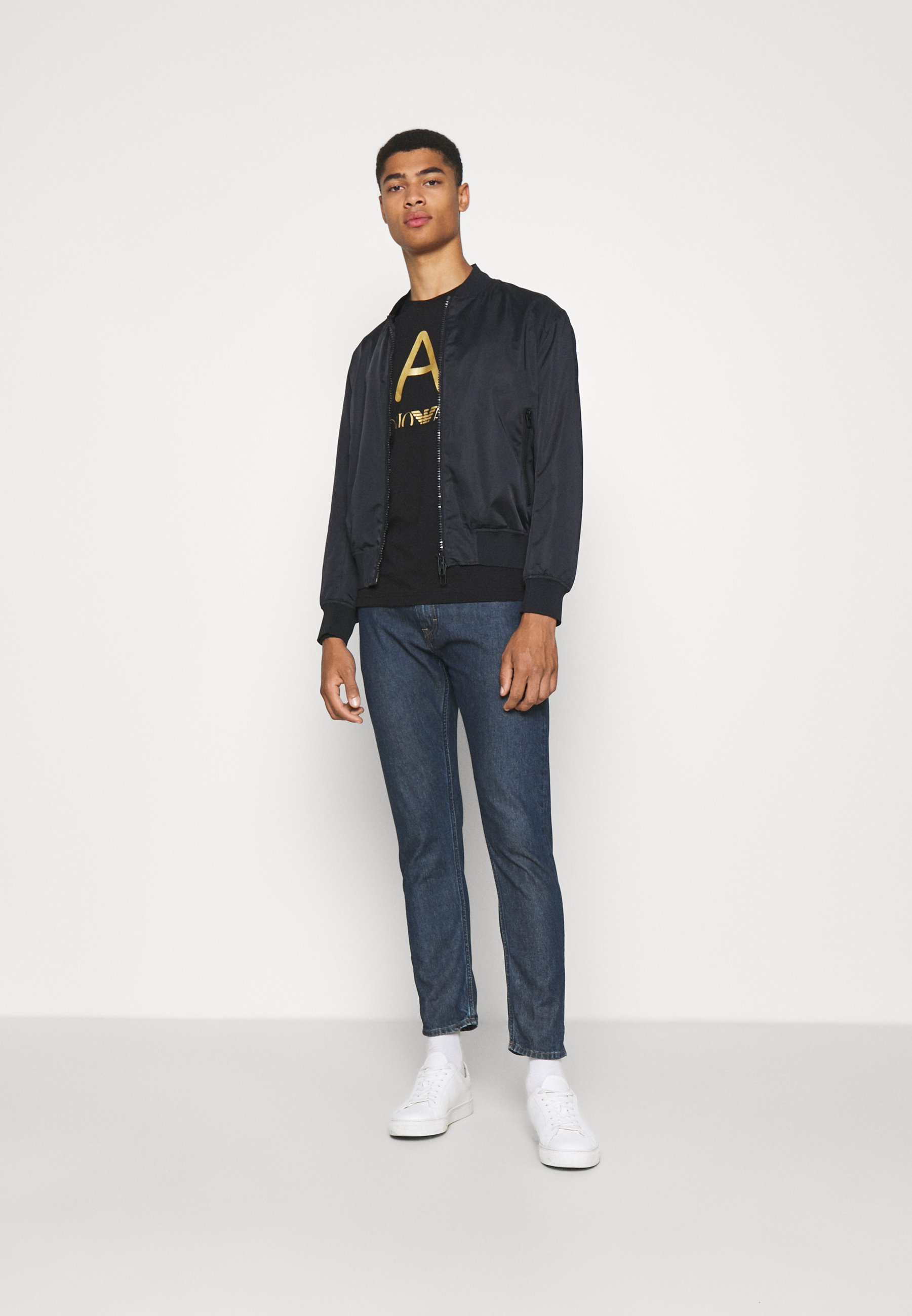 EA7 Emporio Armani Maglietta a manica lunga - black/nero - Zalando.it