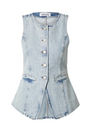 EDITED LYLA - Weste - hellblau