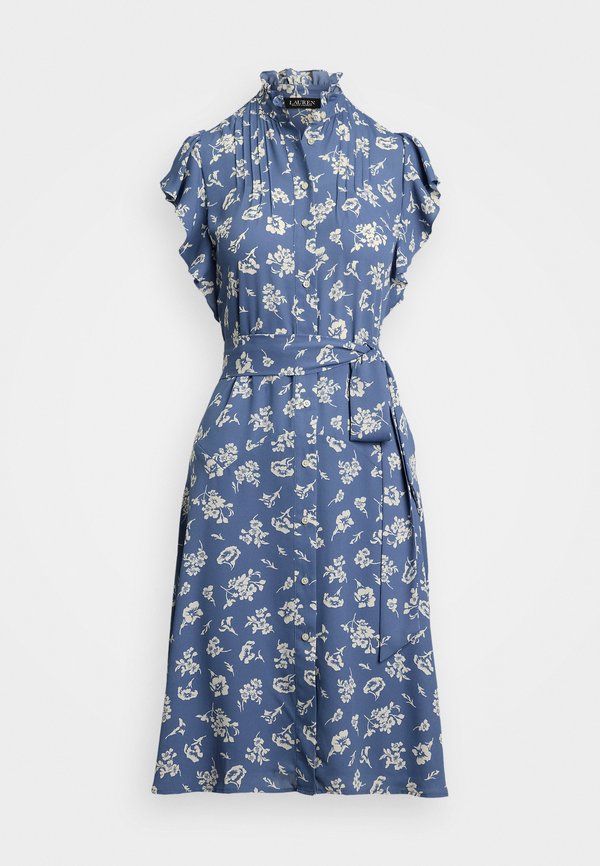 Floral Belted Georgette Shirtdress - Day dress3