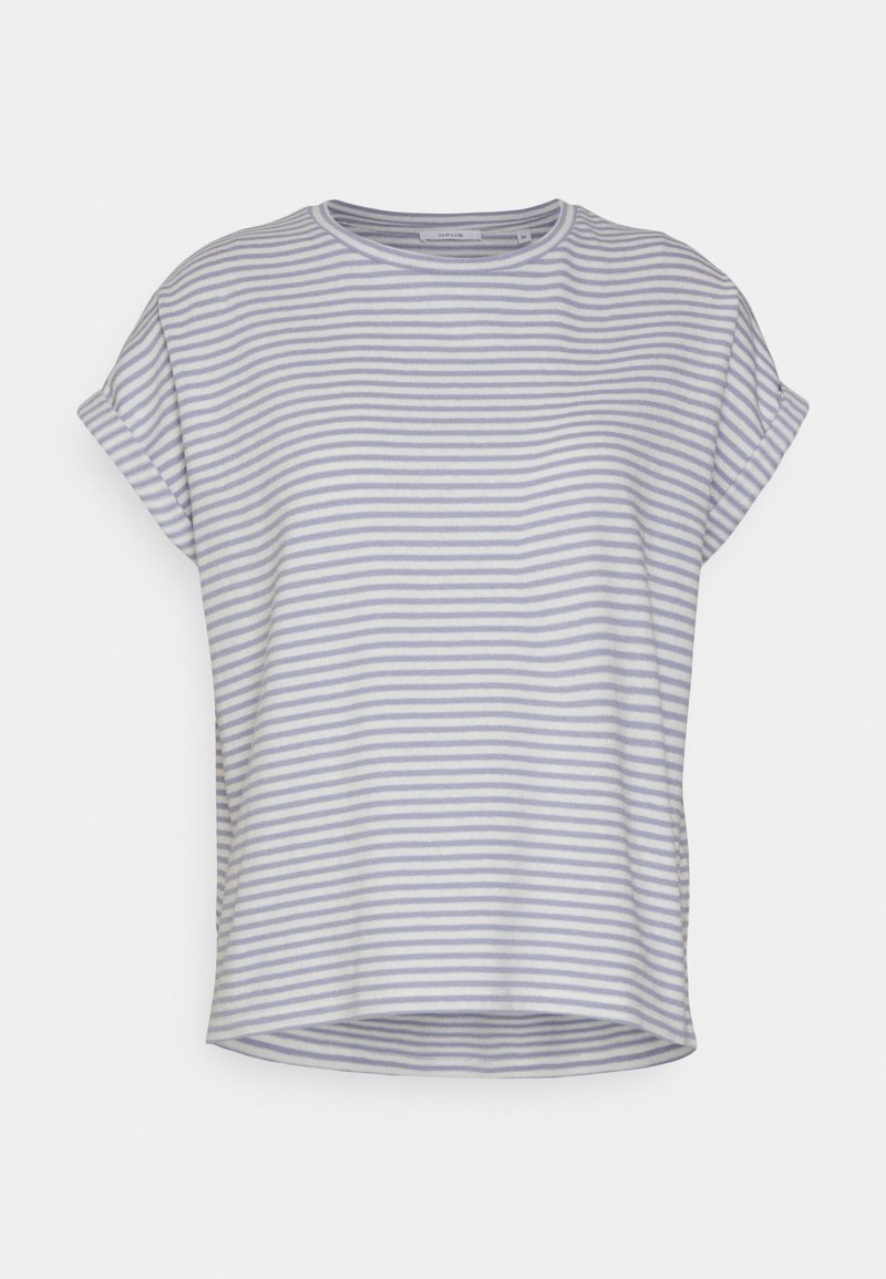 OPUS T-shirt imprimé - light blue
