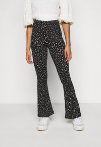 Topshop Petite Kalhoty - black