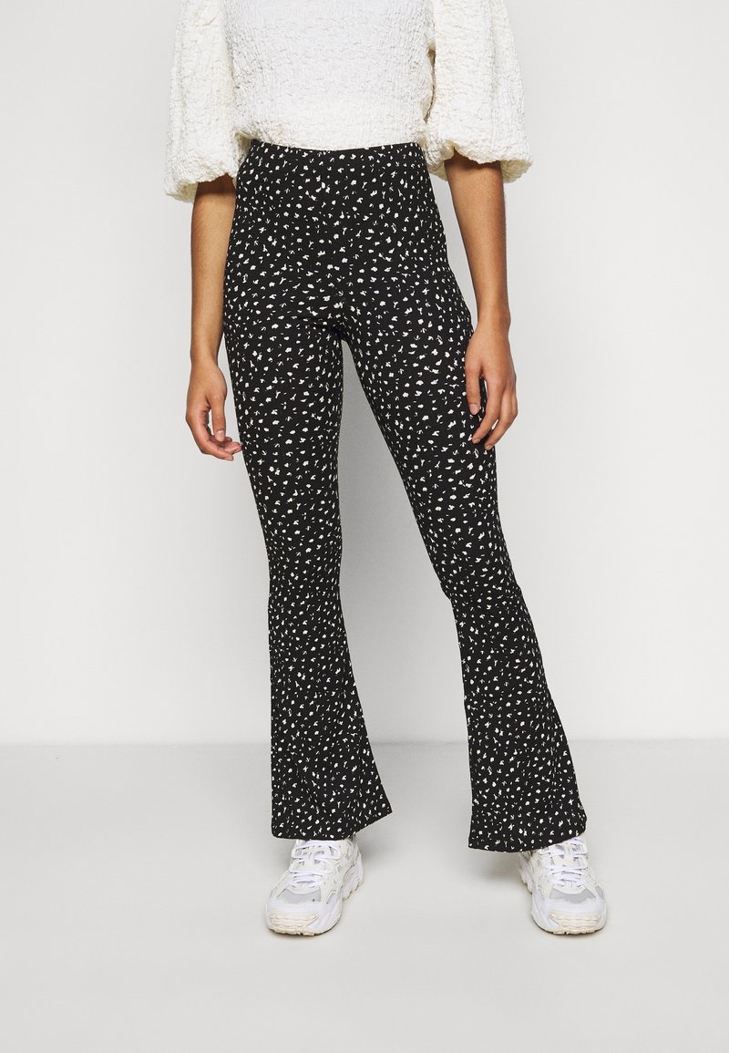 Topshop Petite Kalhoty - black