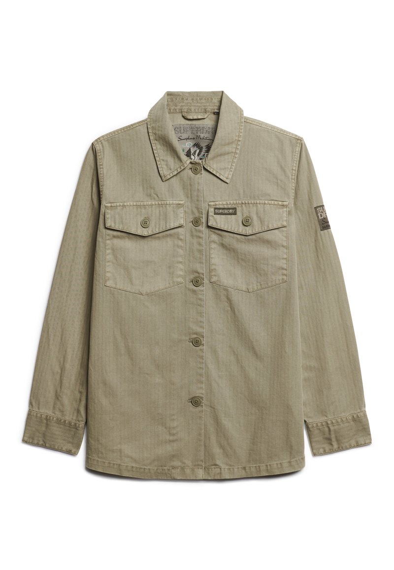 Superdry & Co Lichte jas groen Superdry & Co Lichte jas groen