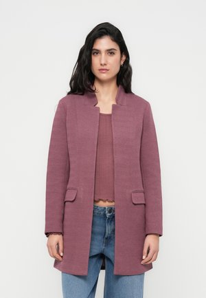 ONLLINEA FIT CUT - Manteau court - rose brown melange