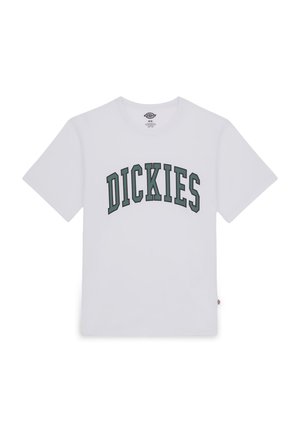 Dickies AITKIN TEE - Printtipaita - wht dark forest