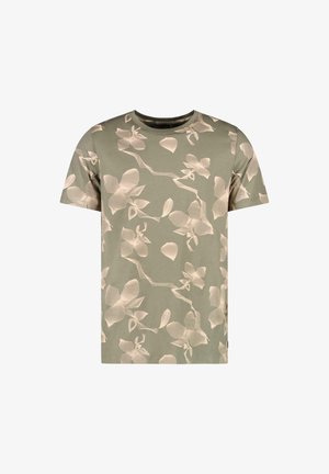 Cars Jeans BELFAST JR - - T-shirt print - moss