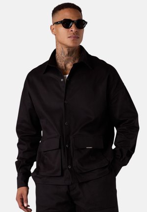 CARGO OVERSIZED CHINO - Hemd - black