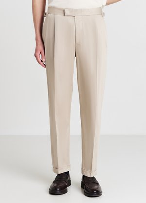 Calliope SARTORIALI CON MARTINGALA - Trousers - corda