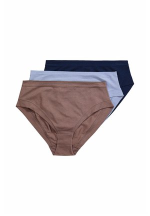 Ulla Popken 3 PACK MIDI BRIEFS - Slip - midnight blue