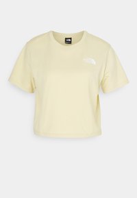 SIMPLE DOME CROPPED SLIM TEE - Camiseta estampada - gravel