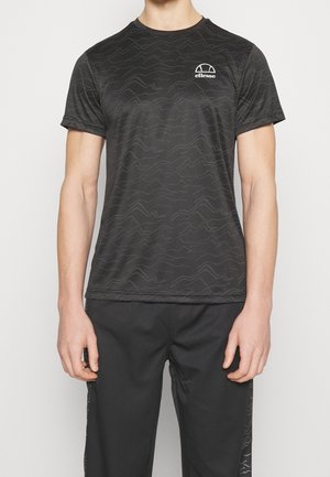 T-shirt con stampa - black