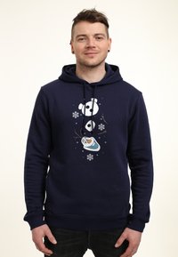 Henry Tiger FROZEN OLAF XMAS SLEEVE - Felpa - navy blue