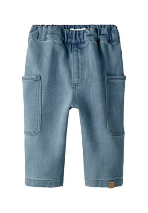 Lil' Atelier BAGGY FIT - Široke kavbojke - medium blue denim