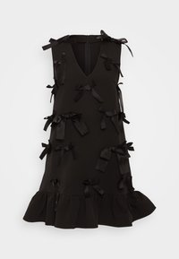 BUTTER BOW MINI DRESS - Koktel haljina / svečana haljina - black