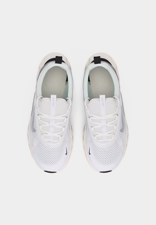 Nike FREE RIDE UNISEX - Road running shoes - white/metallic silver-coloured/light smoke grey/sail/black — photo 5