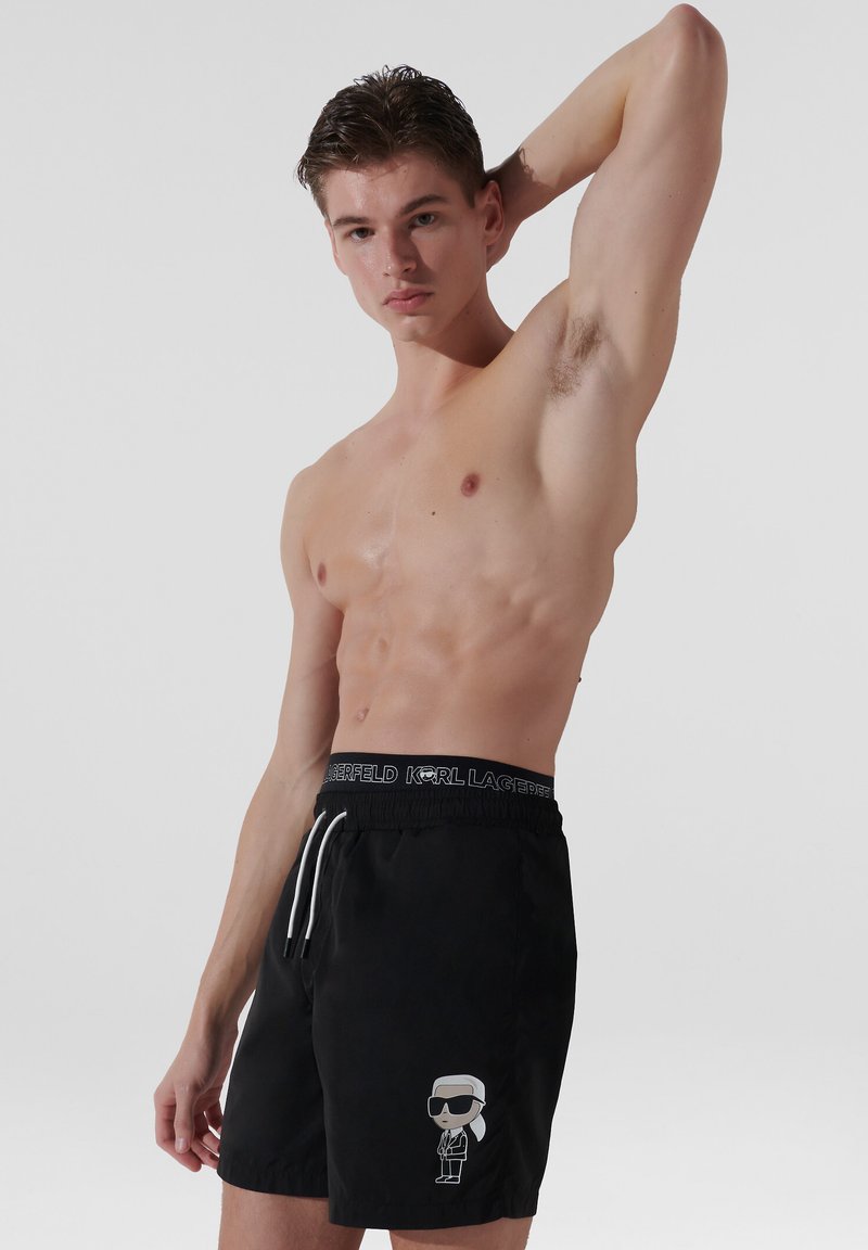 KARL LAGERFELD IKONIK 2 0 ELASTIC MED Swimming shorts black