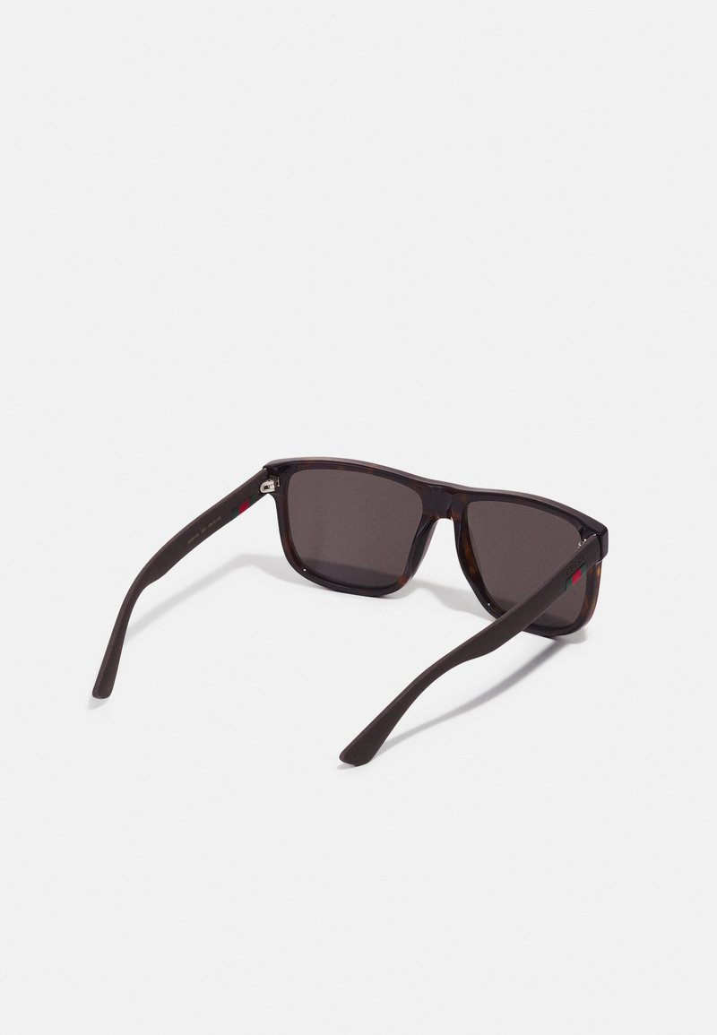 gucci 57mm square sunglasses black grey