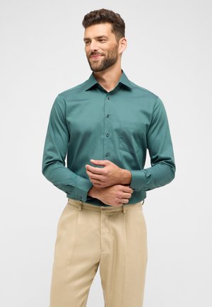 ETERNA Uomo Pinpoint Shirt Modern Fit 1/1 Anthracite 43_H_1/1