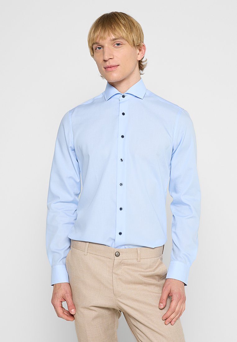 Eterna Zakelijk overhemd lichtblauw