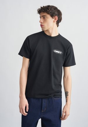 GLOBAL IMPACT - Μπλουζάκι με στάμπα - black