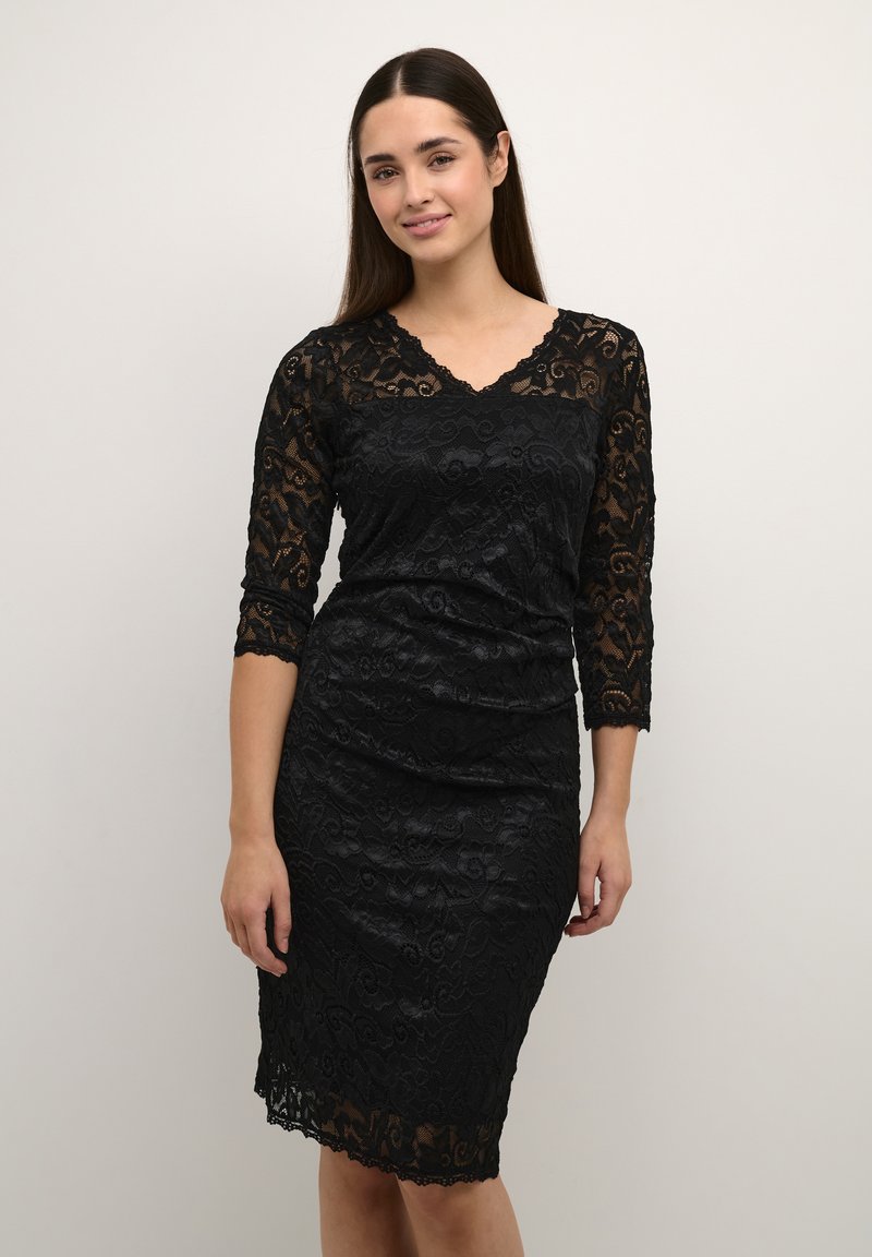 Kaffe KALENE Cocktail dress / Party dress black deep/mottled black